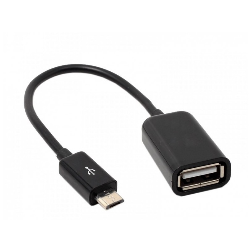 Adaptateur de câble USB femelle vers micro USB Noir